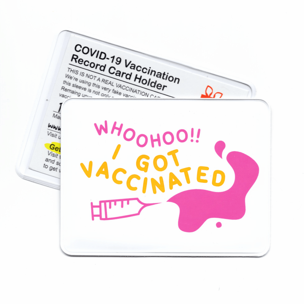 I Got Vaccinated! Vaccination Card Case/Holder - cantiqLA