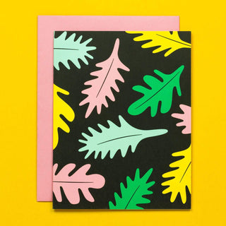 Leaf Dance Blank Card - cantiqLA