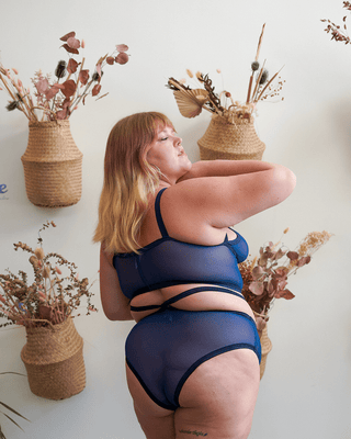 Mesh Amor High Waisted Panties - cantiqLA