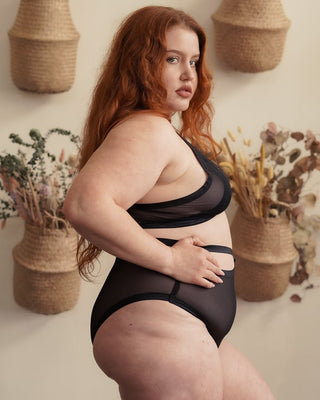 Mesh Amor High Waisted Panties - cantiqLA