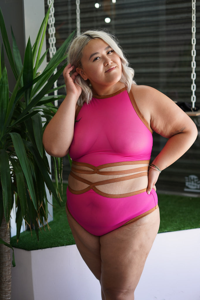 Mesh Cross Your Heart Bralette - cantiqLA