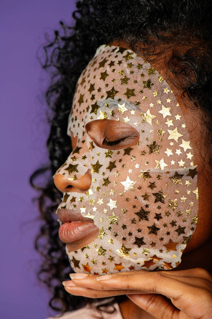 Power Glow Diamond Infused Metallic Face Sheet Mask 💎 - cantiqLA