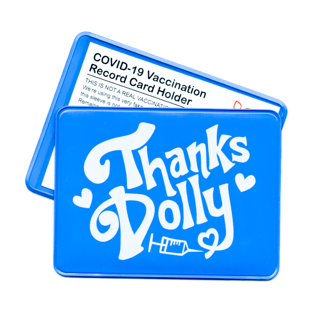 Thanks Dolly! Vaccination Card Case/Holder for Moderna - cantiqLA